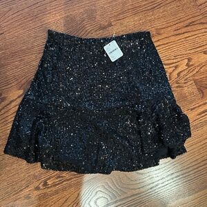 Free People sequin skirt